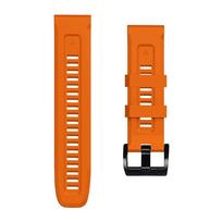 garmin fenix 7 priedai - Tech-Protect watch strap IconBand Garmin fenix 3/5X/3HR/5X Plus/6X/6X Pro/7X, orange | 9589046921551 - 2 nuotrauka