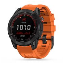 garmin fenix 7 priedai - Tech-Protect watch strap IconBand Garmin fenix 3/5X/3HR/5X Plus/6X/6X Pro/7X, orange | 9589046921551 - 9 nuotrauka