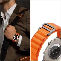 watch 10 - Tech-Protect watch strap Nylon Pro Apple Watch 42/44/45/49mm, orange | 9490713928356 - 7 nuotrauka