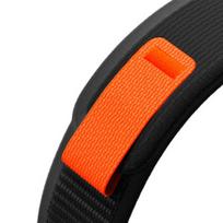 garmin apyranke fenix - Tech-Protect nailoninis dirželis Garmin Fenix 3/5X/3HR/5X Plus/6X/6X Pro/7X Juodas-Oranžinis (Black-Orange) - 2 nuotrauka
