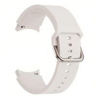 watch 4 pro - Tech-Protect silikoninė apyrankė Samsung Galaxy Watch 4/5/5 Pro/6/7/FE Smėlinė (Beige) - 5 nuotrauka