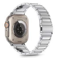watch 8 classic - Tech-Protect nerūdijančio plieno apyrankė Apple Watch 6/7/8/9/10/SE/Ultra 1/2 (44/45/46/49 mm) Sidabrinė (Silver) - 3 nuotrauka