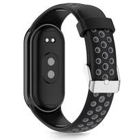 xiaomi band 8 apyrankes - Tech-Protect IconBand Air dirželis Xiaomi Smart Band 8/9/10/NFC Juodas ir Pilkas (Black and Gray) - 6 nuotrauka