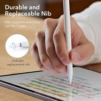 ipad piestukas - ESR Digital+ Magnetic Stylus Pen for iPad Baltas (White) - 7 nuotrauka