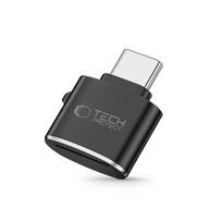 adapteris - Tech-Protect UltraBoost microSD kortelių skaitytuvo adapteris su USB-C - Juodas (Black) - 4 nuotrauka