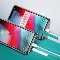 usb type c laidas - Ugreen USB Type to C Lightning MFI cable 3A 18W, 1m White - 10 nuotrauka