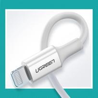 usb type c laidas - Ugreen USB Type to C Lightning MFI cable 3A 18W, 1m White - 12 nuotrauka