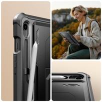 galaxy s9 tab fe - Tech-Protect Kevlar Pro dėklas Samsung Galaxy Tab S9 / S10 FE / S10 Lite - Juodas (Black) - 8 nuotrauka