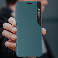 tips - Hurtel Eco Leather View Case iPhone 13 Pro Oranžinis (Orange) - 4 nuotrauka