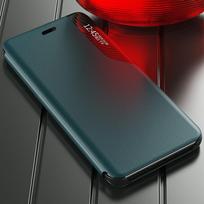 tips - Hurtel Eco Leather View Case iPhone 13 Pro Oranžinis (Orange) - 5 nuotrauka