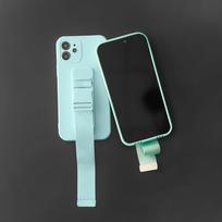 telefonas iphone pro max 12 - Hurtel Rope case gel case case case with chain chain purse iPhone 13 mini navy leash - 9 nuotrauka