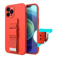 telefonas iphone pro max 12 - Hurtel Rope case gel case case case with chain chain purse iPhone 13 mini navy leash - 13 nuotrauka