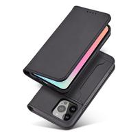 flip telefonai - Magnet Card Case case for iPhone 14 flip cover wallet stand black - 9 nuotrauka