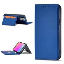 flip telefonai - Hurtel Magnet Card Case Samsung Galaxy S23 Ultra, Mėlynas (Blue) - 4 nuotrauka