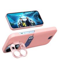 samsung stovas - Leather Stand Case for Samsung Galaxy S23+ card wallet cover with stand pink - 7 nuotrauka