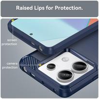 xiaomi 13 pro - Hurtel "Carbon Case Xiaomi Redmi Note 13 Pro" Blue - 4 nuotrauka