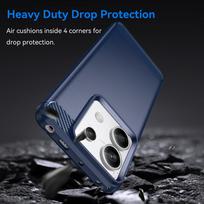 xiaomi 13 pro - Hurtel "Carbon Case Xiaomi Redmi Note 13 Pro" Blue - 7 nuotrauka
