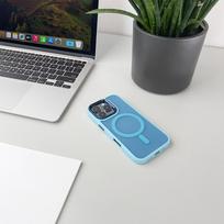 apple iphone 16 pro max magsafe - Hurtel "Magnetic Collection MagSafe Case for Apple iPhone 16 Pro Max" Šviesiai mėlynas (Light Blue) - 2 nuotrauka