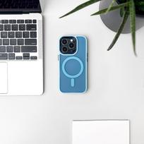 apple iphone 16 pro max magsafe - Hurtel "Magnetic Collection MagSafe Case for Apple iPhone 16 Pro Max" Šviesiai mėlynas (Light Blue) - 3 nuotrauka