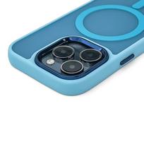 apple iphone 16 pro max magsafe - Hurtel "Magnetic Collection MagSafe Case for Apple iPhone 16 Pro Max" Šviesiai mėlynas (Light Blue) - 6 nuotrauka