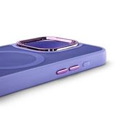 apple iphone 16 pro max magsafe - Hurtel Magnetic Collection MagSafe Case for iPhone 16 Pro Max - Violetinė (Purple) - 5 nuotrauka