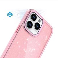 apple 16 pro max - Hurtel Glitter Case for Apple iPhone 16 Pro Max - Rožinis (Pink) - 7 nuotrauka