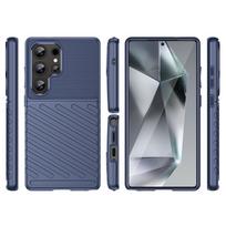 apsauginai sarvai - Hurtel Thunder Case Samsung Galaxy S25 Ultra Silikoninis Šarvuotas Dėklas - Mėlynas (Blue) - 6 nuotrauka