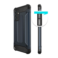 samsung telefonai - Hurtel Hybrid Armor dėklas Samsung Galaxy A26 - Sidabrinis (Silver) - 5 nuotrauka