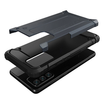 samsung telefonai - Hurtel Hybrid Armor dėklas Samsung Galaxy A26 - Sidabrinis (Silver) - 6 nuotrauka