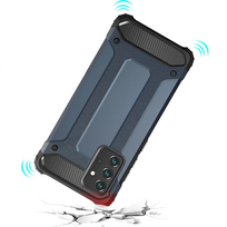 samsung telefonai - Hurtel Hybrid Armor dėklas Samsung Galaxy A26 - Sidabrinis (Silver) - 7 nuotrauka