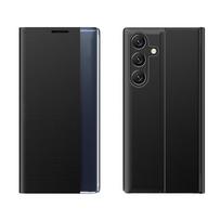 flip telefonai - Hurtel New Sleep Case Flip Cover su stoveliu Samsung Galaxy A36 - Juodas (Black) - 2 nuotrauka