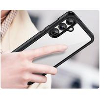 a36 5g - Hurtel Outer Space Samsung Galaxy A36 Cover with Flexible Frame - Juodas (Black) - 4 nuotrauka
