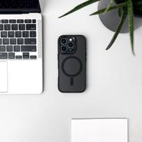 iphone 17 pro spigen - Dėklas Spigen Enzo Aramid "T" MagSafe case for iPhone 17 Pro Max - juodas - 6 nuotrauka