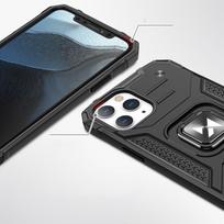 iphone magnetinis laikiklis - Wozinsky "Ring Armor Dėklas iPhone 13 Pro Max" Sidabrinis (Silver) - 9 nuotrauka