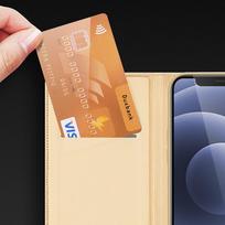 iphone deklas - Dux Ducis "Skin Pro Book Case iPhone 13 Mini" Gold - 9 nuotrauka
