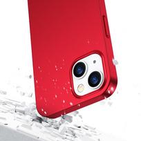 iphone deklai - Joyroom 360 Full Case front and back cover for iPhone 13   tempered glass screen protector red (JR-BP927 red) - 5 nuotrauka