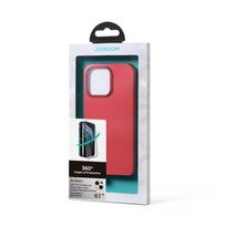 iphone deklai - Joyroom 360 Full Case front and back cover for iPhone 13   tempered glass screen protector red (JR-BP927 red) - 6 nuotrauka