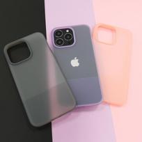 iphone 13 silikoninis deklas apple - Kingxbar Plain Series Apple iPhone 13 Pro silikoninis dėklas telefonui violetinės spalvos - 6 nuotrauka