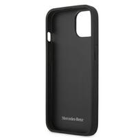 iphone 13 odinis deklas - Mercedes Benz Apple iPhone 13 Mini Mercedes dėklas odinis Perforated Area (MEHCP13SCDONA) mėlynos spalvos - 3 nuotrauka