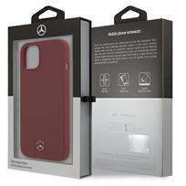 iphone telefonai - Mercedes Benz Apple iPhone 13 Mercedes dėklas Silicone Line (MEHCP13MSILRE) raudonos spalvos - 2 nuotrauka