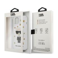 dekliukas iphone 13 mini - Karl Lagerfeld "Ikonik Flower Case iPhone 13 mini" Transparent - 2 nuotrauka