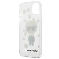 dekliukas iphone 13 mini - Karl Lagerfeld "Ikonik Flower Case iPhone 13 mini" Transparent - 3 nuotrauka