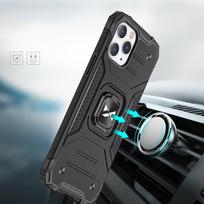 iphone magnetinis laikiklis - Wozinsky Dėklas Armored Case iPhone 14 Pro Magnetic Grip Ring Armor Sidebar - 5 nuotrauka