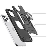 iphone magnetinis laikiklis - Wozinsky Dėklas Armored Case iPhone 14 Pro Magnetic Grip Ring Armor Sidebar - 8 nuotrauka