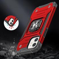 magnetinis telefono laikiklis - Wozinsky Dėklas Armored Dėklas iPhone 14 Raudon's Ring Armor magnetiniam laikikliui - 4 nuotrauka
