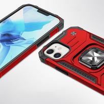 magnetinis telefono laikiklis - Wozinsky Dėklas Armored Dėklas iPhone 14 Raudon's Ring Armor magnetiniam laikikliui - 9 nuotrauka