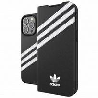 iphone 13 baltas - Adidas "OR Booklet Case PU iPhone 13/ 13 Pro" Black White - 5 nuotrauka