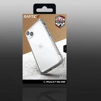 doro telefonas - Raptic X-Doria Air Apple iPhone 14 Plus armored dėklas telefonui sidabrinės spalvos - 5 nuotrauka