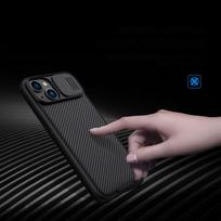 iphone 14 kamera - Nillkin "CamShield PRO Hard Case iPhone 14 Plus" Blue - 11 nuotrauka