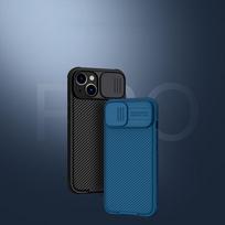 iphone 14 kamera - Nillkin "CamShield PRO Hard Case iPhone 14 Plus" Blue - 14 nuotrauka